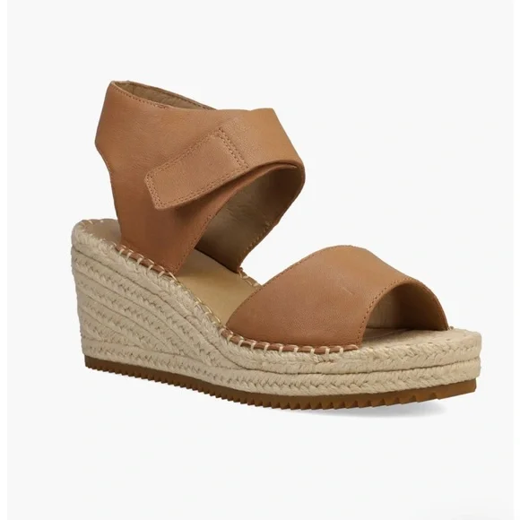 NWT Eileen Fisher Weslia Espadrille Wedge Sandal - Picture 2 of 14
